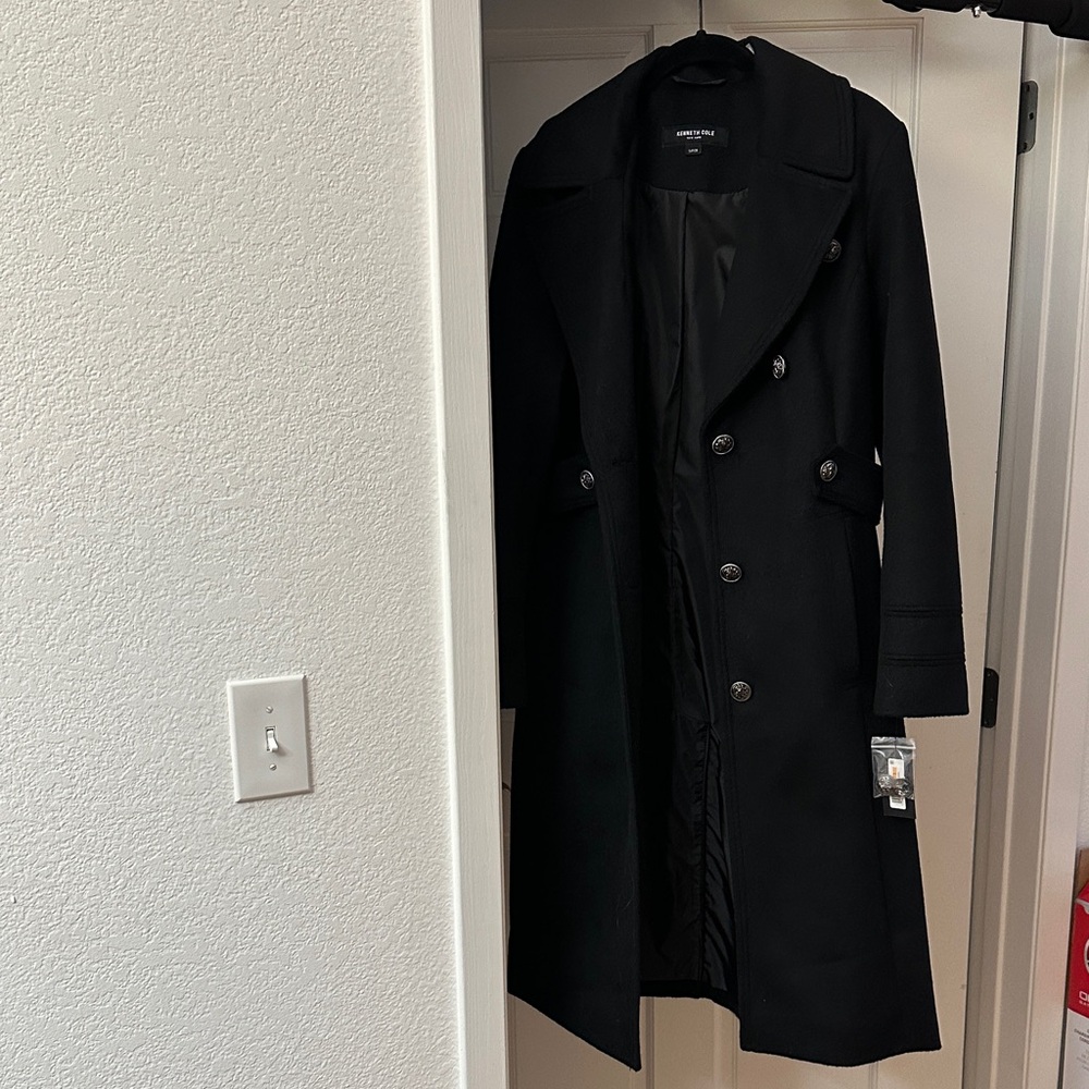 Notch Lapel Military Coat